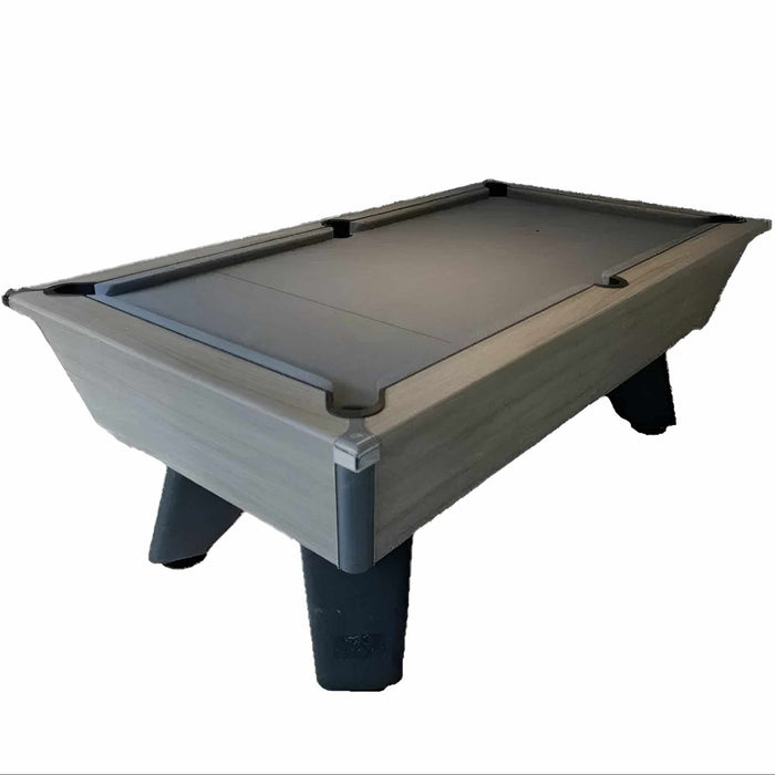 Cry Wolf Slate Bed Outdoor Pool Table - Driftwood - 6ft & 7ft