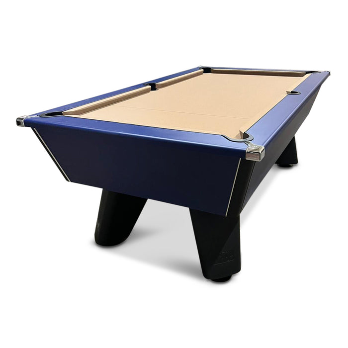 Cry Wolf Slate Bed Indoor Pool Table - Midnight Blue - 6ft & 7ft
