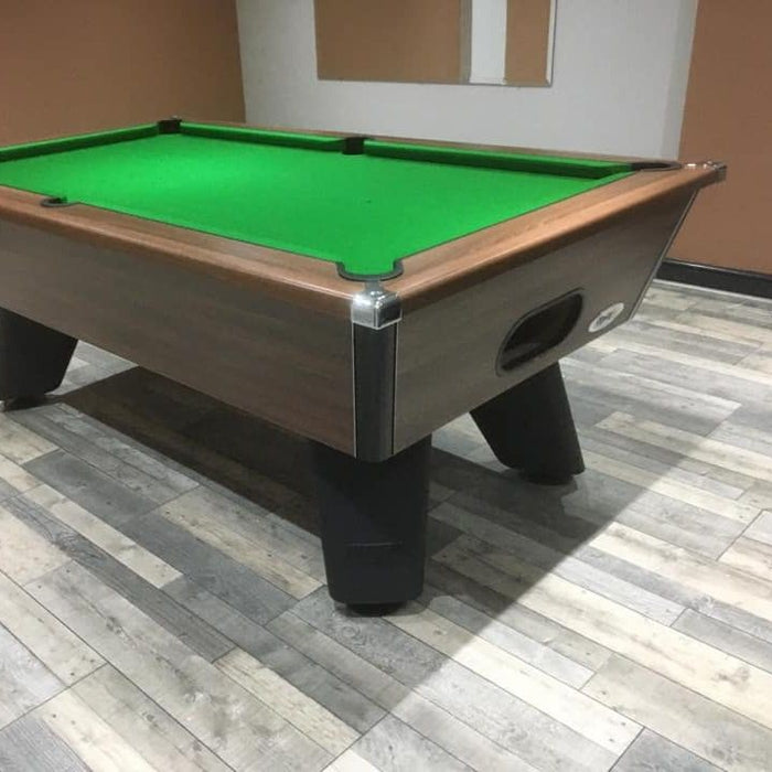 Cry Wolf Slate Bed Indoor Pool Table - Dark Walnut - 6ft & 7ft
