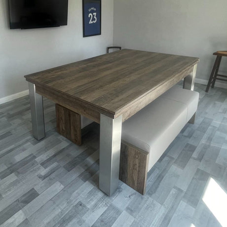 fmf Elixir Distressed Oak Pool Dining Table