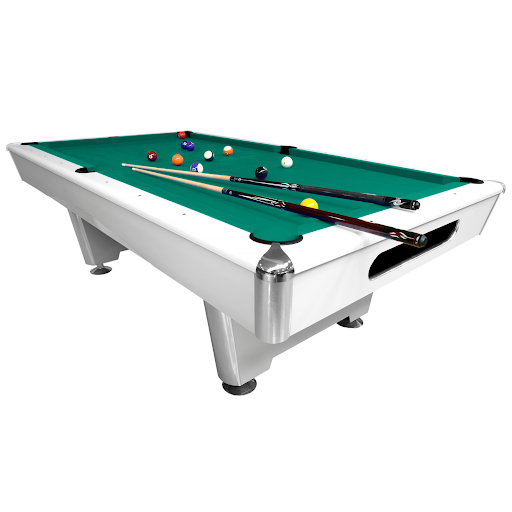 Dynamic Triumph American Slate Bed Pool Table White
