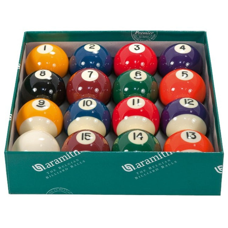 Aramith Premier Spots and Stripes Pool Ball Set 2"