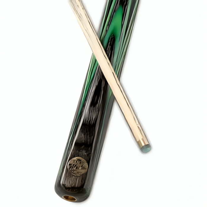 Baize Master Gold Series 58" Emperor Pool Cue ¾ Jointed 9.5mm Tip Green