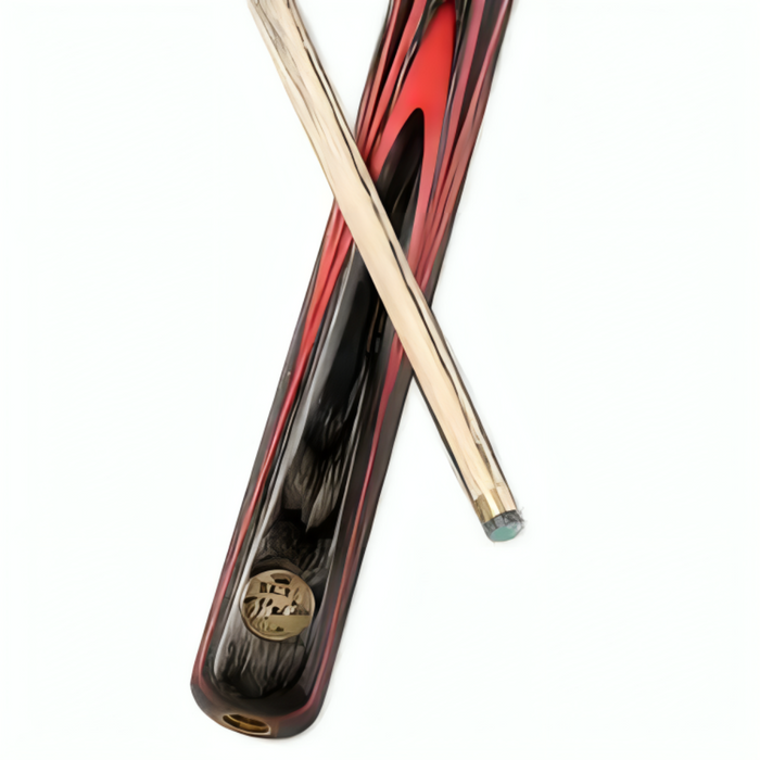 Baize Master Gold Series 58" Emperor Pool Cue ¾ Jointed 9.5mm Tip Red