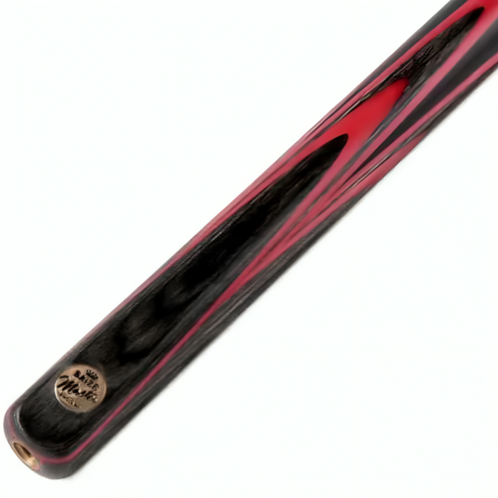 Baize Master Gold Series 58" Emperor Pool Cue ¾ Jointed 9.5mm Tip Red