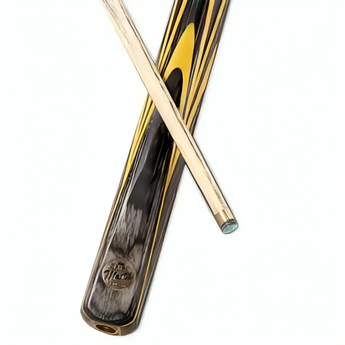 Baize Master Gold Series 58" Emperor Pool Cue ¾ Jointed 9.5mm Tip Yellow