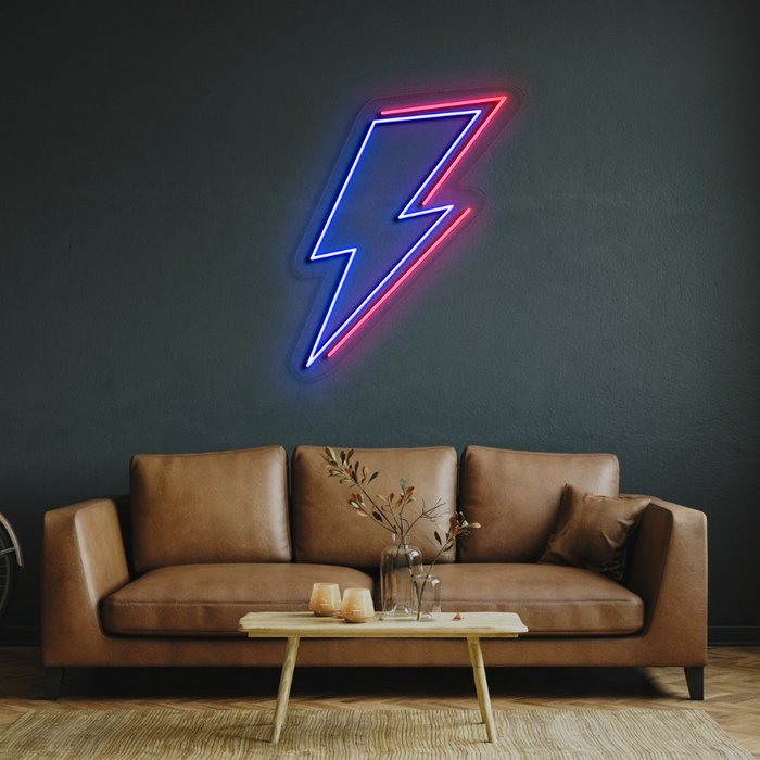 Lightning Bolt LED Neon Sign