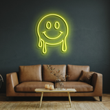 Smiley Face LED Neon Sign