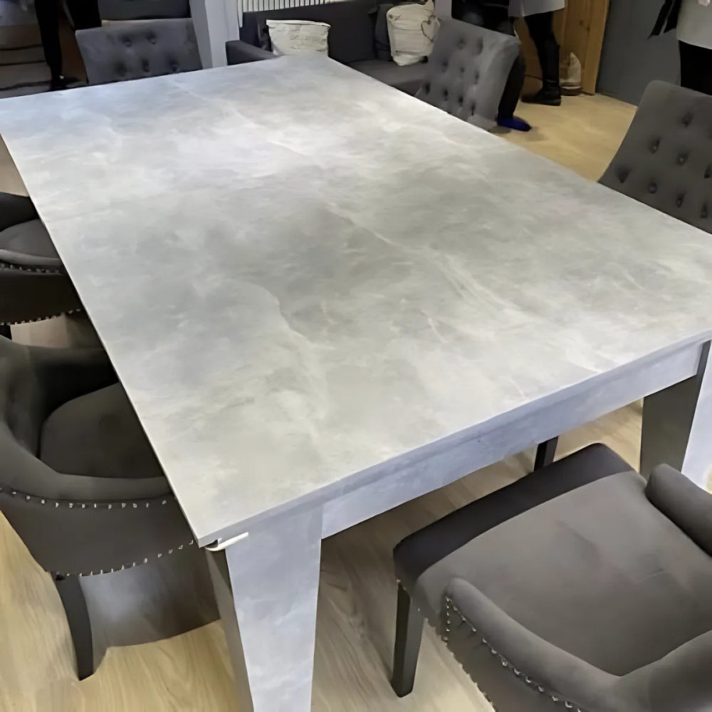 Classic Slate Bed Pool Dining Table | Italian Grey