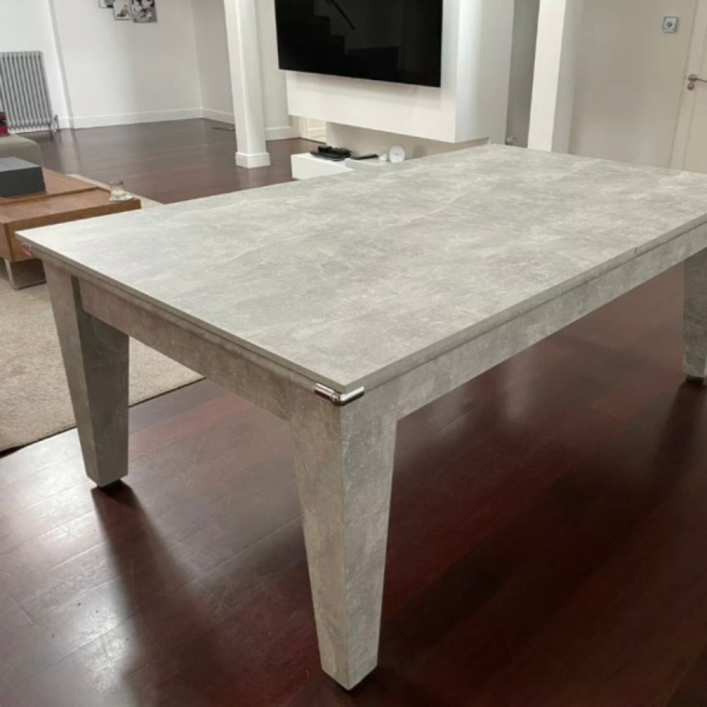 Classic Slate Bed Pool Dining Table | Italian Grey