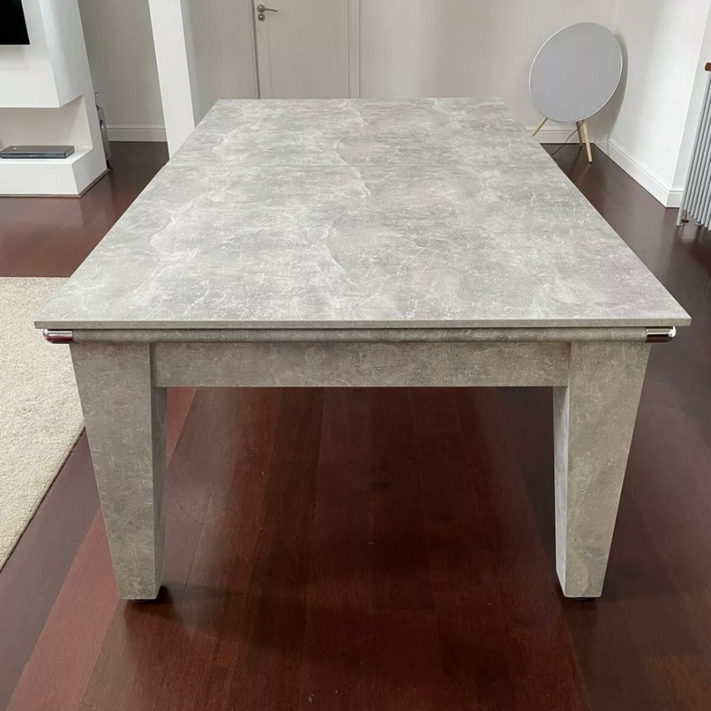 Classic Slate Bed Pool Dining Table | Italian Grey