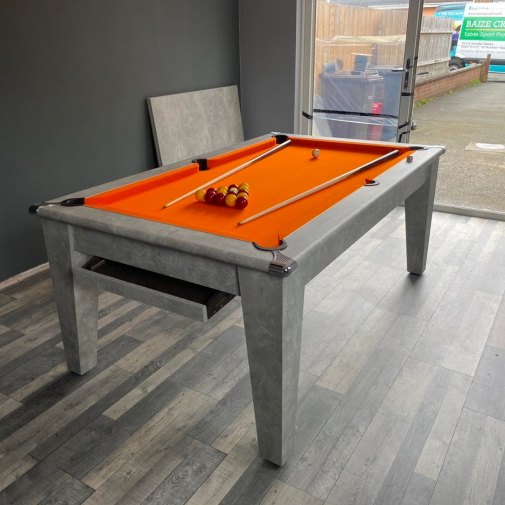 Slate Bed Pool Table Dining Table