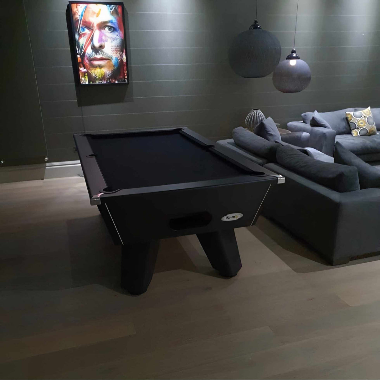 Cry Wolf Slate Bed Indoor Pool Table - Black - 6ft & 7ft