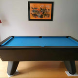 Cry Wolf Slate Bed Indoor Pool Table - Black - 6ft & 7ft