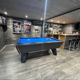 Cry Wolf Slate Bed Indoor Pool Table - Black