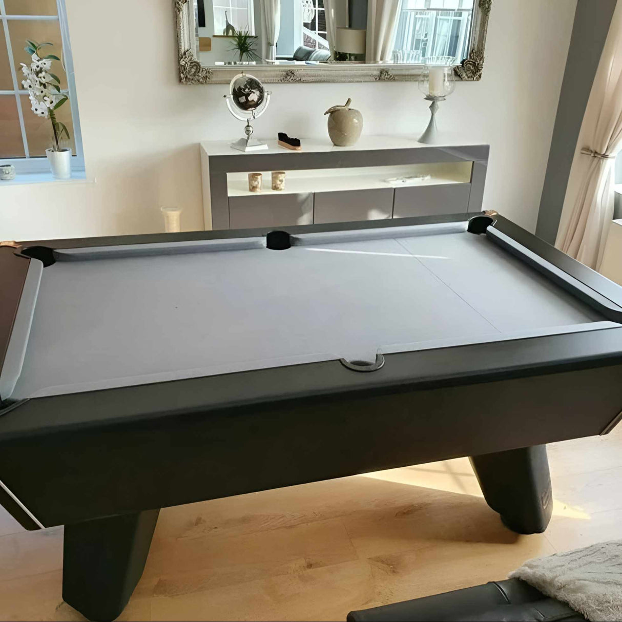 Cry Wolf Slate Bed Indoor Pool Table - Black - 6ft & 7ft