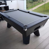 Cry Wolf Slate Bed Indoor Pool Table - Black - 6ft & 7ft