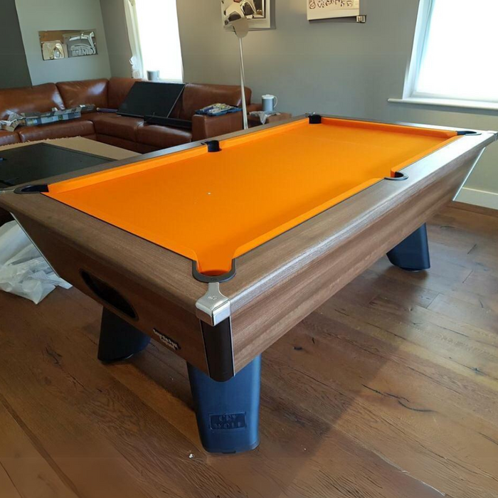Cry Wolf Slate Bed Indoor Pool Table - Dark Walnut - 6ft & 7ft