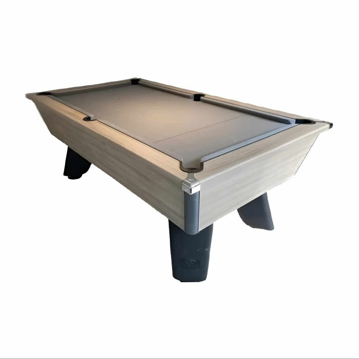 Cry Wolf Slate Bed Outdoor Pool Table - Driftwood - 6ft & 7ft