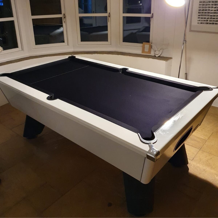 Cry Wolf Slate Bed Indoor Pool Table - White - 6ft & 7ft