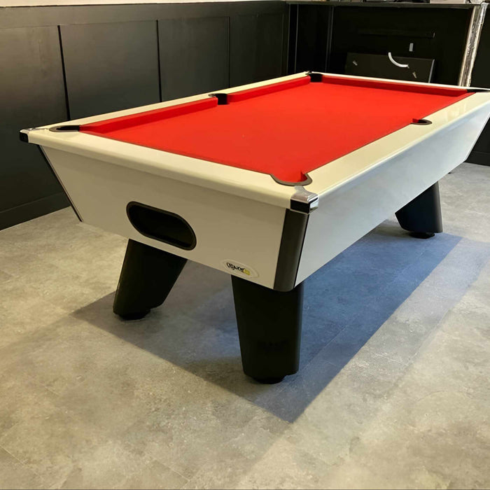 Cry Wolf Slate Bed Indoor Pool Table - White - 6ft & 7ft