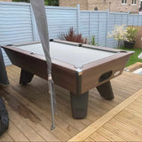 Cry Wolf Slate Bed Outdoor Pool Table - Dark Walnut - 6ft & 7ft