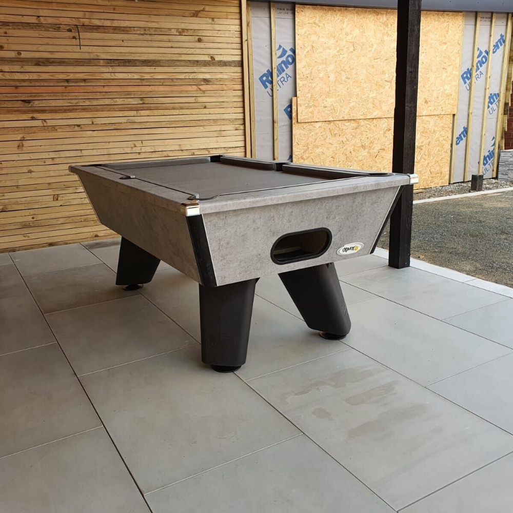 Cry Wolf Slate Bed Outdoor Pool Table - Urban Grey - 6ft & 7ft