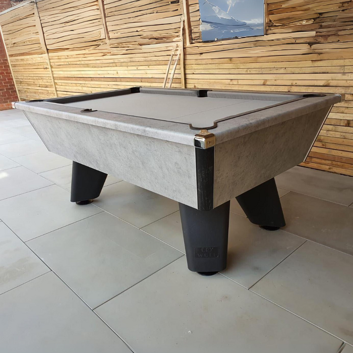 Cry Wolf Slate Bed Outdoor Pool Table - Urban Grey - 6ft & 7ft