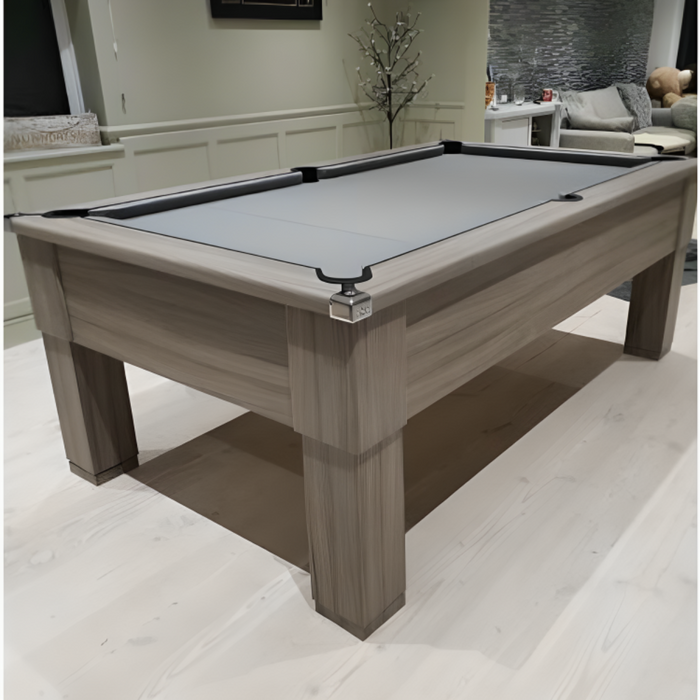 Cry Wolf Slate Bed Indoor Square Leg Pool Table - Driftwood - 6ft & 7ft