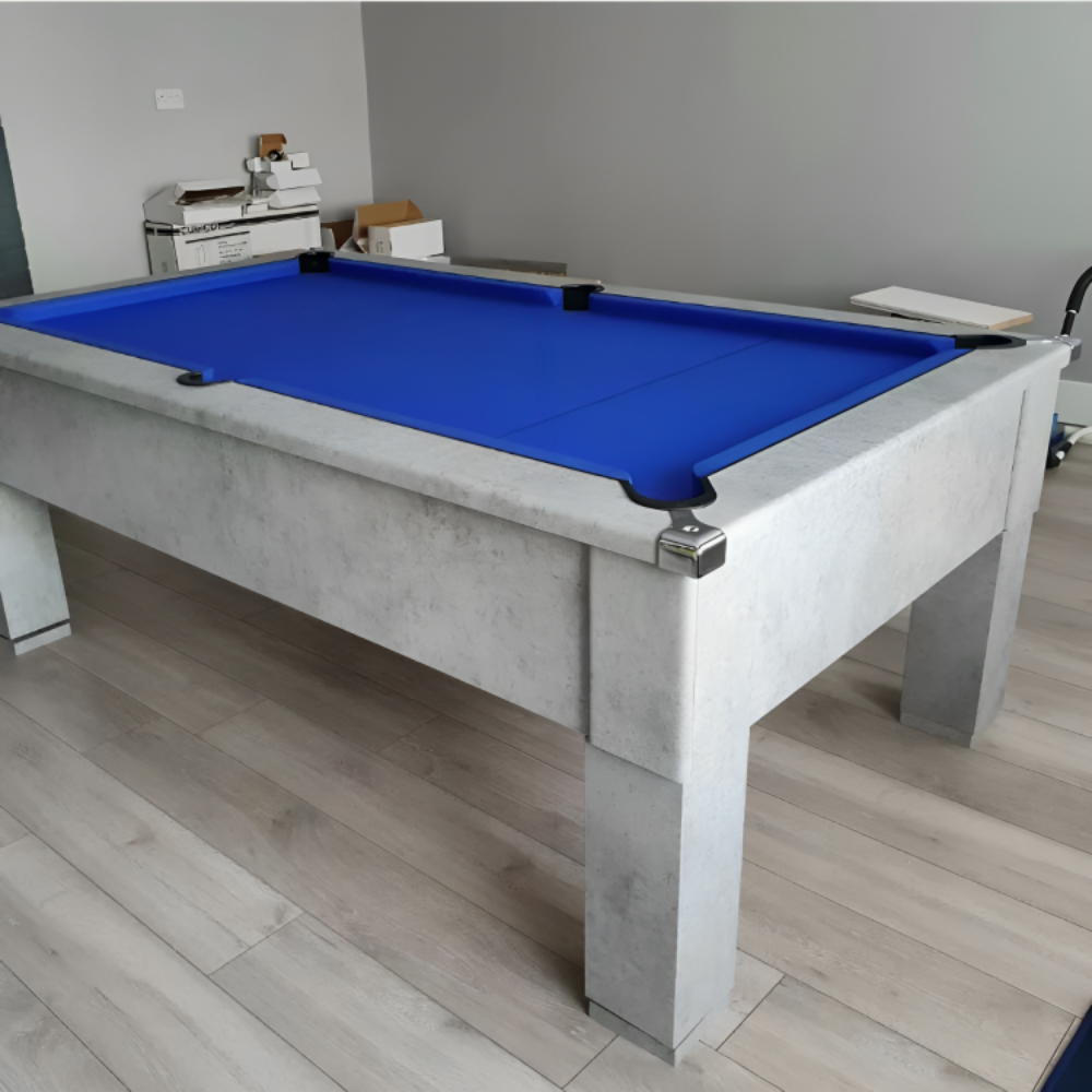 Cry Wolf Slate Bed Indoor Square Leg Pool Table - Urban Grey