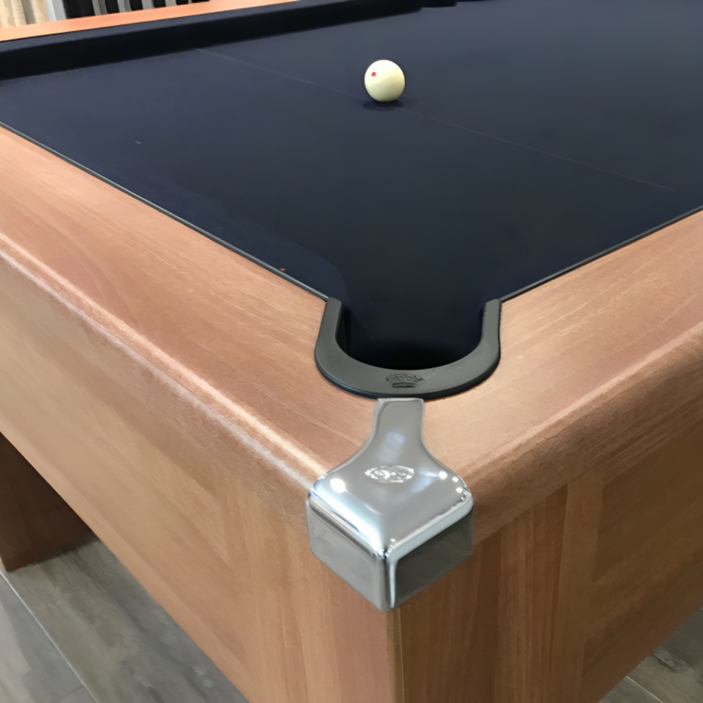 Cry Wolf Slate Bed Indoor Square Leg Pool Table - Dark Walnut - 6ft & 7ft