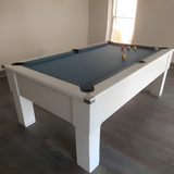 Cry Wolf Slate Bed Indoor Square Leg Pool Table - White - 6ft & 7ft