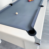 Cry Wolf Slate Bed Indoor Square Leg Pool Table - White - 6ft & 7ft