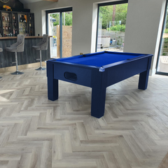 Cry Wolf Square Leg Pool Table | Midnight Blue | Smart Royal Blue Cloth