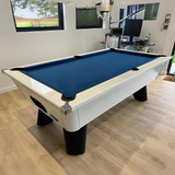 Cry Wolf Slate Bed Indoor Pool Table - White - 6ft & 7ft