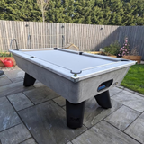 Cry Wolf Outdoor Pool Table | Urban Grey | Elite Pro Bankers Grey Cloth