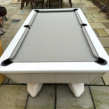 Cry Wolf Slate Bed Outdoor Pool Table - White - 6ft & 7ft