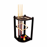 Deluxe Floor Corner Cue Stand For 10 Cues Black