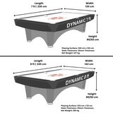 Dynamic Triumph American Slate Bed Pool Table Brown - 7ft or 8ft