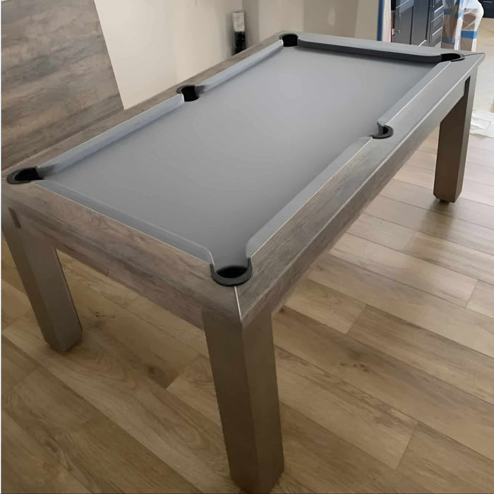 FMF | Elixir Slate Bed Pool Dining Table | Distressed Oak | 6ft & 7ft Sizes