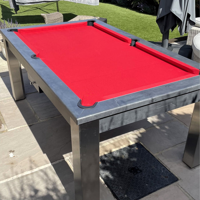 FMF | Elixir Outdoor Slate Bed Pool Dining Table | Various Finishes