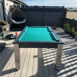 FMF | Elixir Outdoor Slate Bed Pool Dining Table | Various Finishes