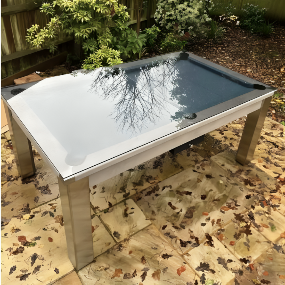 FMF | Elixir Outdoor Slate Bed Pool Dining Table | Various Finishes