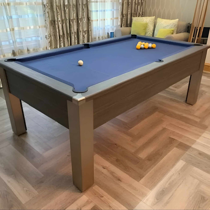FMF | Spirit Tournament Slate Bed Pool Table | Metallic Graphite Grey