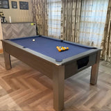 FMF | Spirit Tournament Slate Bed Pool Table | Metallic Graphite Grey