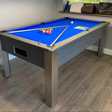 FMF | Spirit Tournament Slate Bed Pool Table | Metallic Graphite Grey