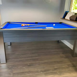 FMF | Spirit Tournament Slate Bed Pool Table | Metallic Graphite Grey