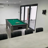 FMF | Spirit Tournament Slate Bed Pool Table | Metallic Graphite Grey