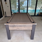 FMF | Spirit Tournament Slate Bed Pool Table | Distressed Oak