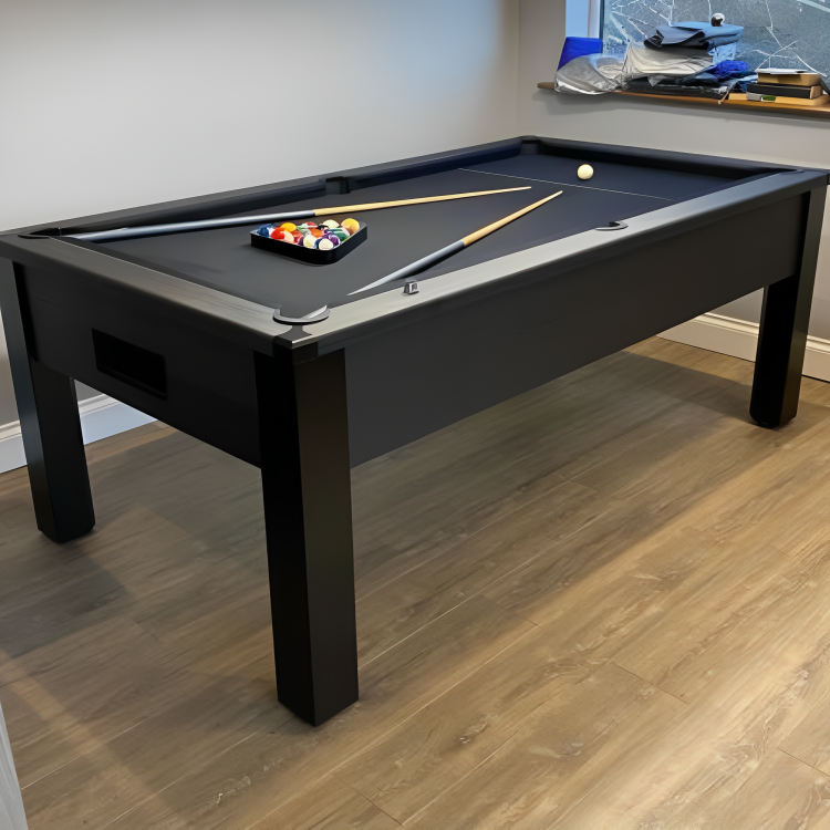 FMF | Spirit Tournament Slate Bed Pool Table | Stealth Black